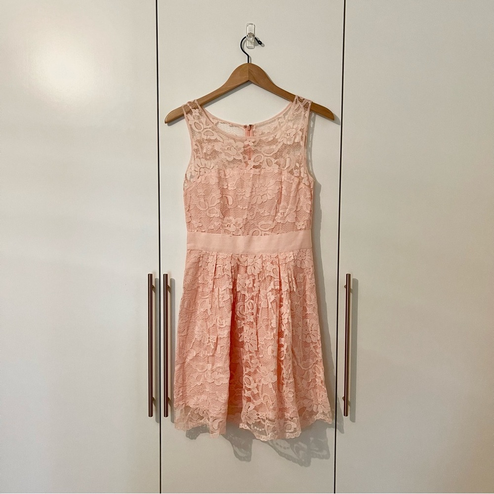 BB Dakota Lace Fit n Flare Dress